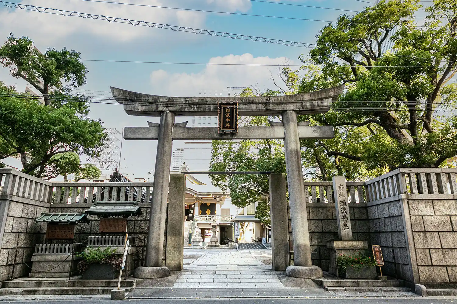 難波神社 大鳥居